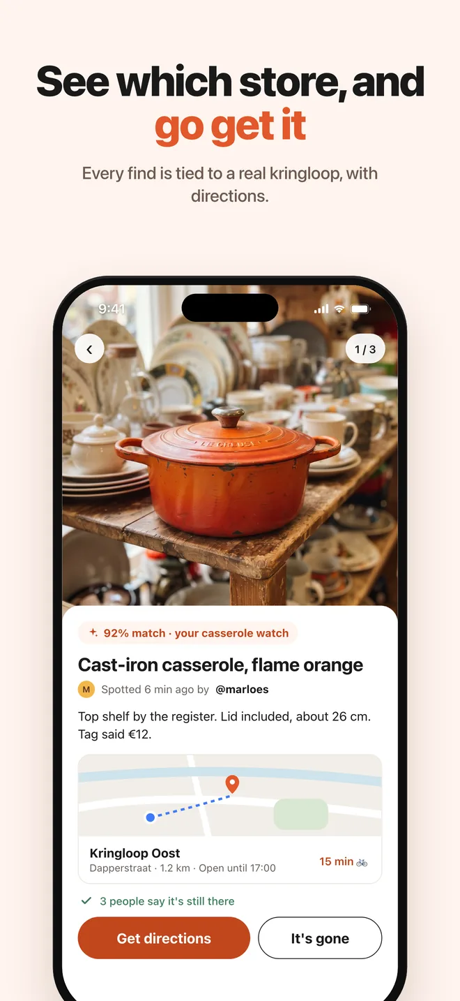 See which shop it is, and go get it